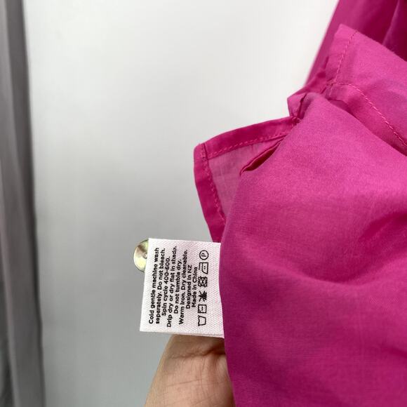 Bird & Knoll Izzy Fuschia Blouse - Picture 7 of 8